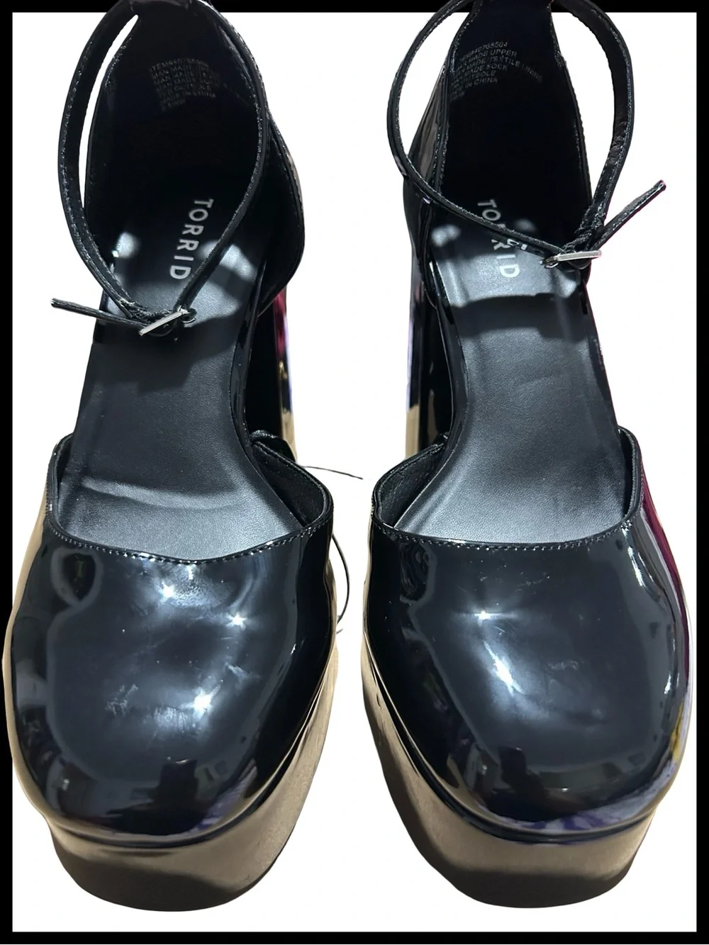 🆕 Women’s Black Patent Platform Mary Jane Heels